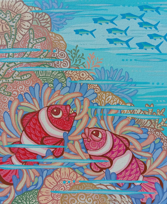 Under the Sea (31cm 37.5cm) by Cyx Daeng