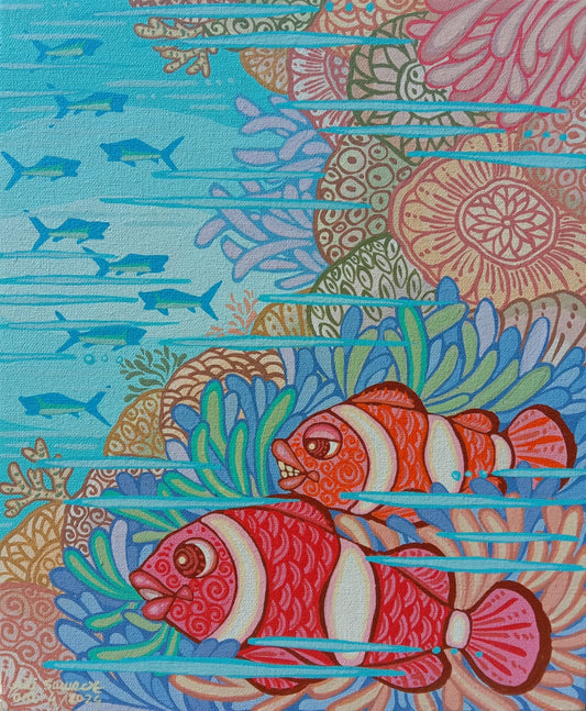 Clownfish (31cm x 37.5cm) by Cyx Daeng