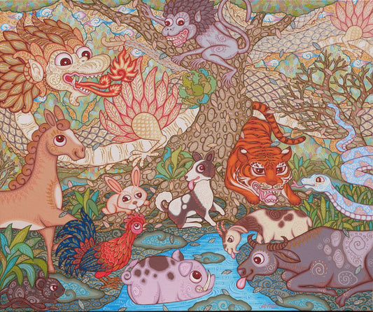 Happy Together 100cm x 120cm