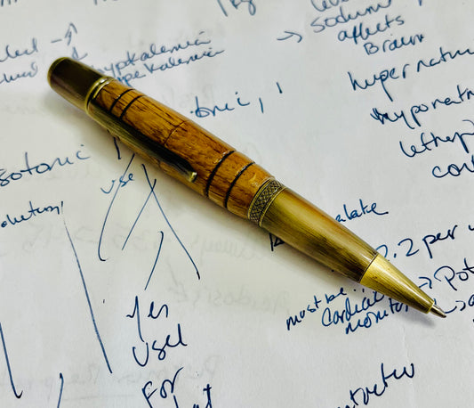 The Broadside Ballpoint – A Signature Pen crafted from Mizunara