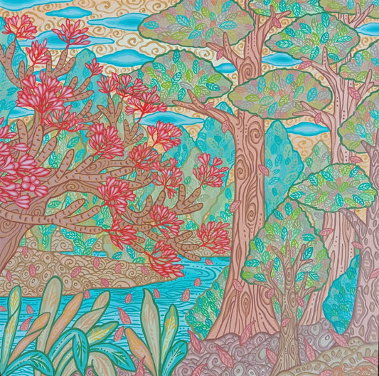 Nature (60cm x 60cm) by Cyx Daeng