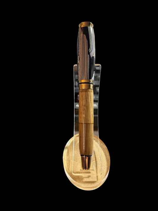 Riverdale Rollerball – A Signature Pen crafted from Mizunara & MotorCity Agate